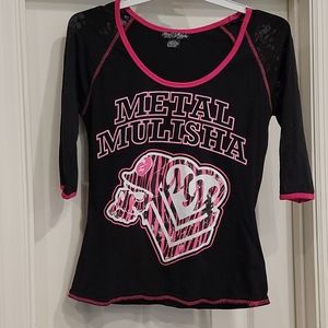 Womens Metal mulisha tee